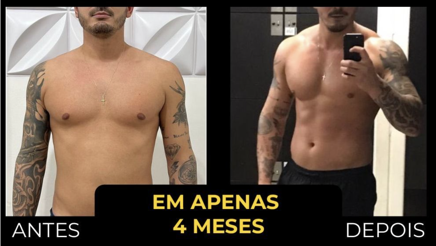 Resultado de aluno do Método Estresse Muscular 3